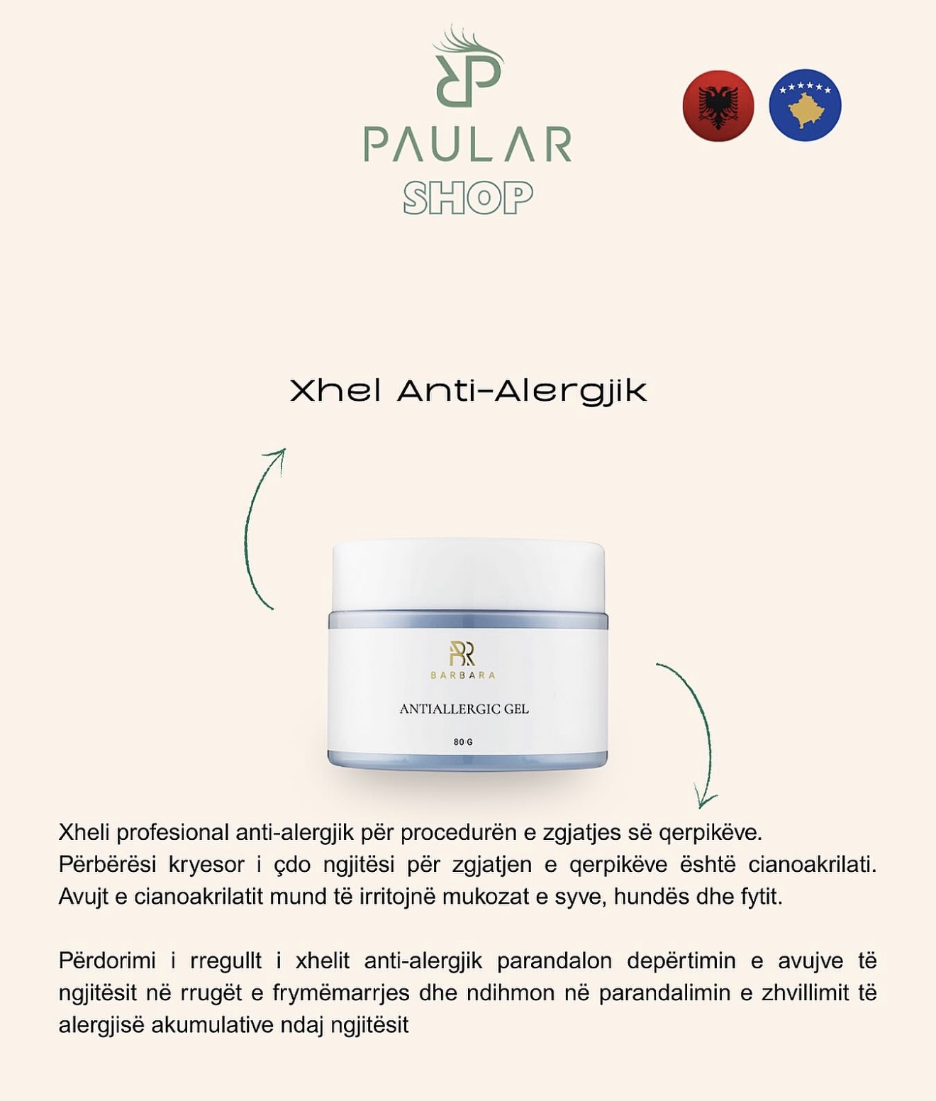 BARBARA Anti-Allergic Gel 80g